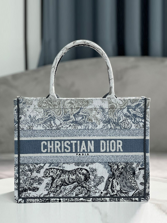 DIOR-오블리크 북 토트백 (36.5cm)-B80