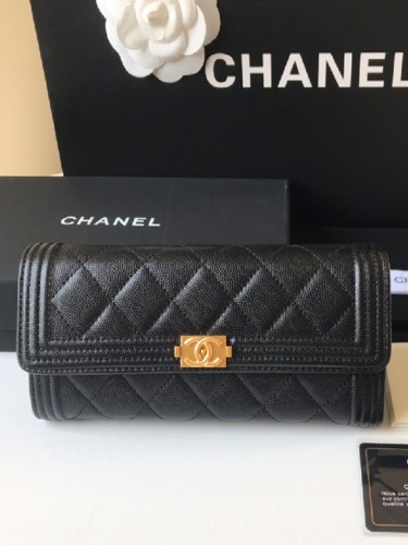 CHANEL-샤넬 보이 장지갑-W23