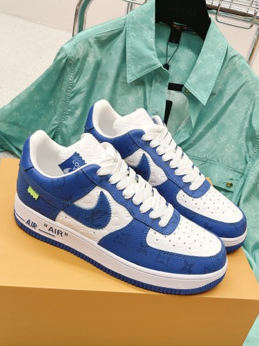 LV-루이비통X나이키 에어포스 1 스니커즈 남녀공용-S19