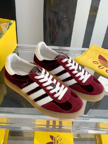 GUCCI-아디다스 x 구찌 가젤 스니커즈 남녀공용-S31