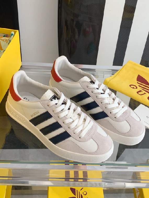 GUCCI-아디다스 x 구찌 가젤 스니커즈 남녀공용-S33