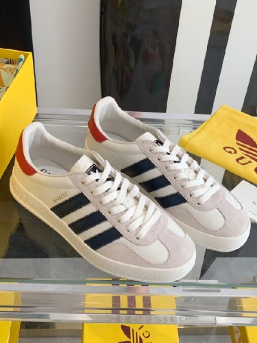GUCCI-아디다스 x 구찌 가젤 스니커즈 남녀공용-S33