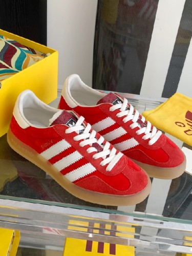 GUCCI-아디다스 x 구찌 가젤 스니커즈 남녀공용-S34