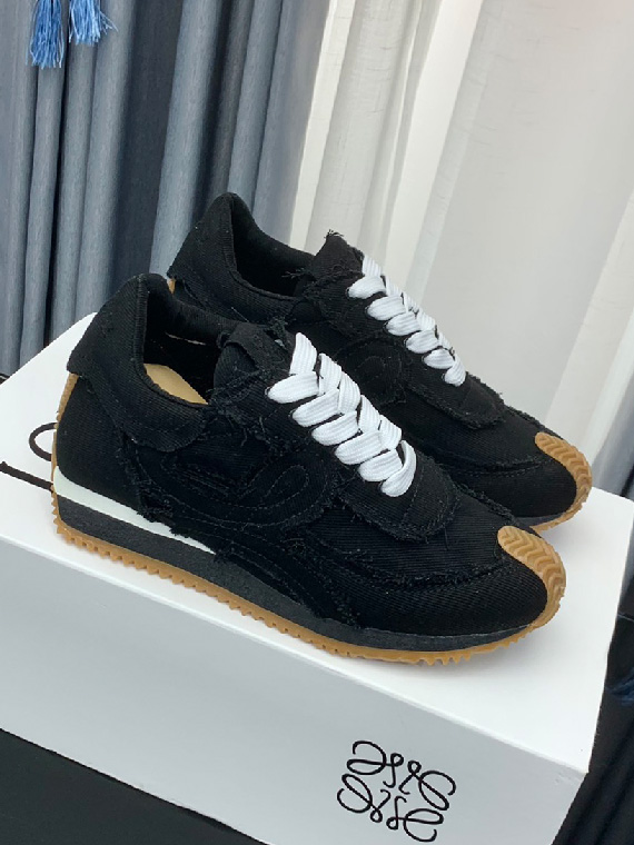 LOEWE-로에베 데님 플로우 러너 스니커즈-S02