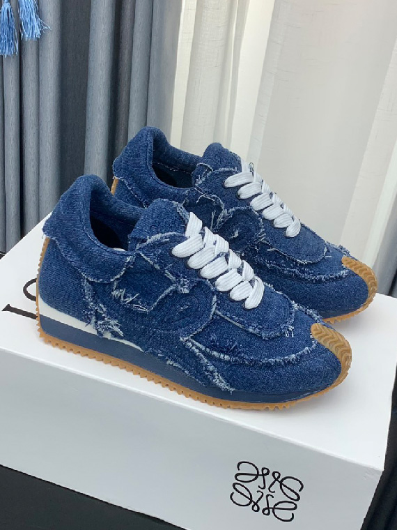 LOEWE-로에베 데님 플로우 러너 스니커즈-S03