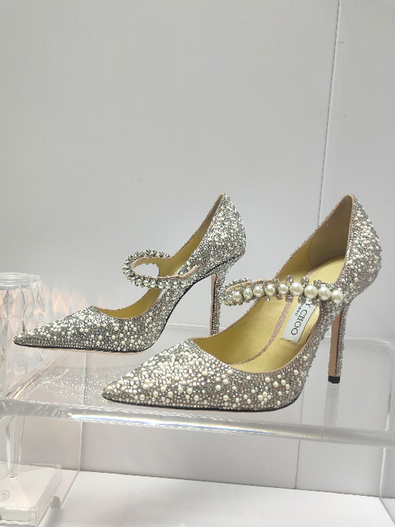 JIMMY CHOO-지미추 베일리 100 펌프스 크리스탈-S27( 굽높이 10.5cm )