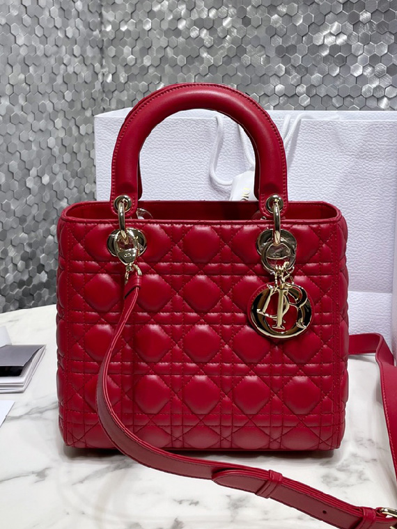 DIOR-레이디 디올 미디엄 백-B92