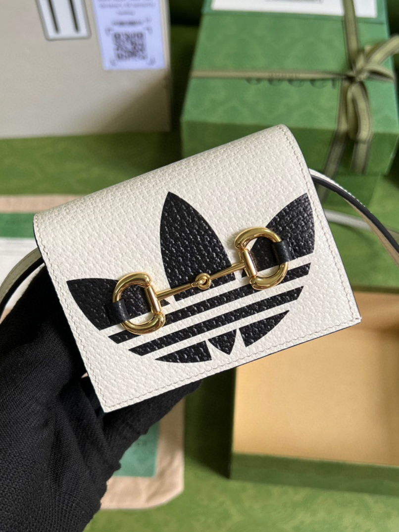 GUCCI-아디다스 x 구찌 홀스빗 카드 케이스 702248-B138