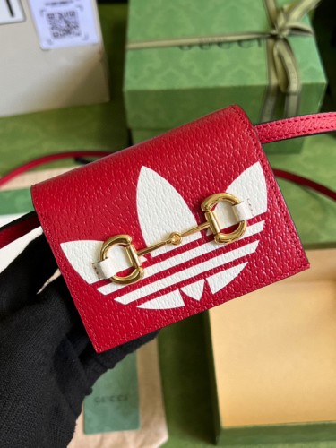 GUCCI-아디다스 x 구찌 홀스빗 카드 케이스 702248-B141