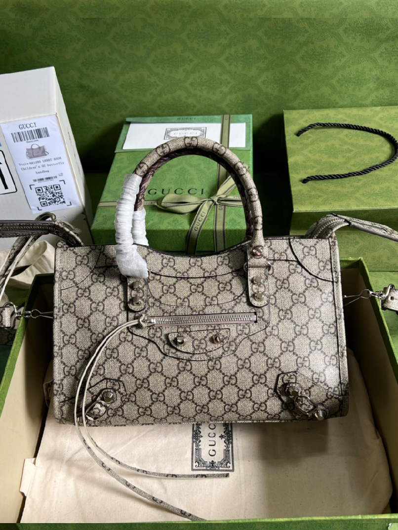 GUCCI-구찌 해커 프로젝트 네오 클래식 탑핸들백 681690-B153