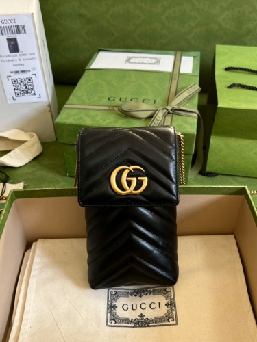 GUCCI-구찌 GG마몽 마틀라세 미니백 672251-B156