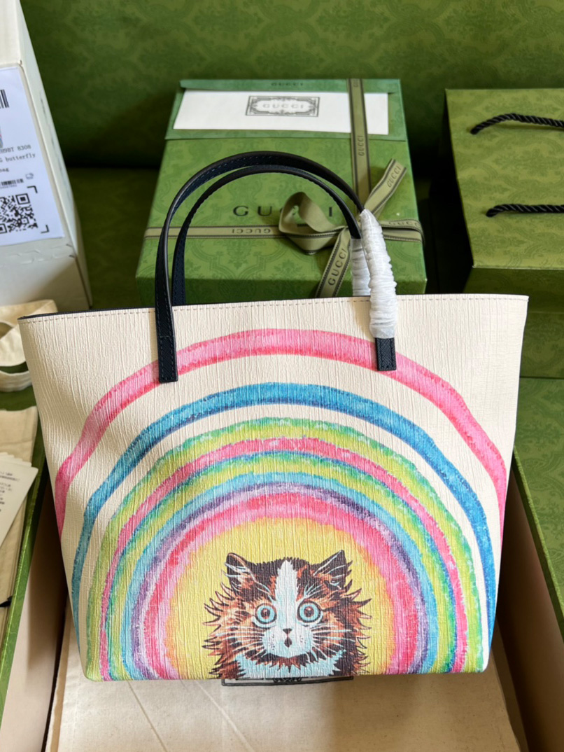 GUCCI-구찌 키즈 칠드런 트린트 토트백 410812-B160