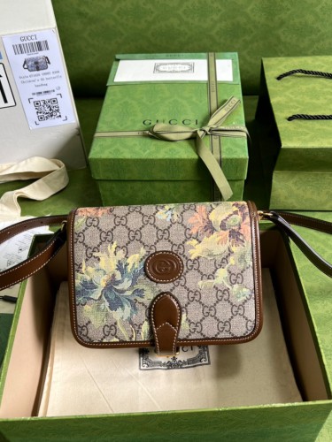 GUCCI-구찌 인터로킹 G 미니 숄더백 671620-B165