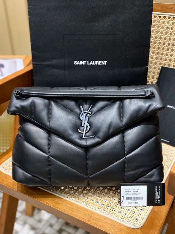 YSL-생로랑 LOULOU 루루 PUFFPER 푸퍼 숄더백 ( 35CM ) 577475 -B23
