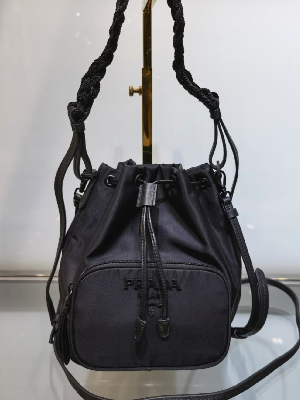 PRADA-프라다 탑 핸들 뉴 버킷백 1BZ038-B42