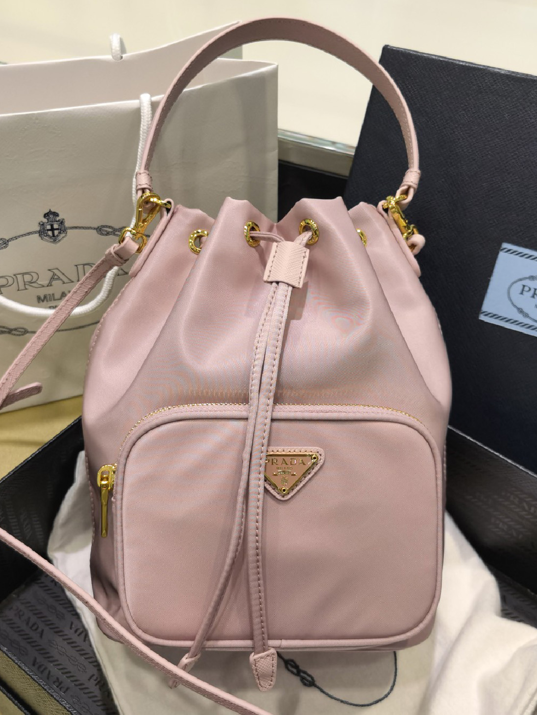 PRADA-프라다 듀엣 리나일론 숄더백 1BH038-B51