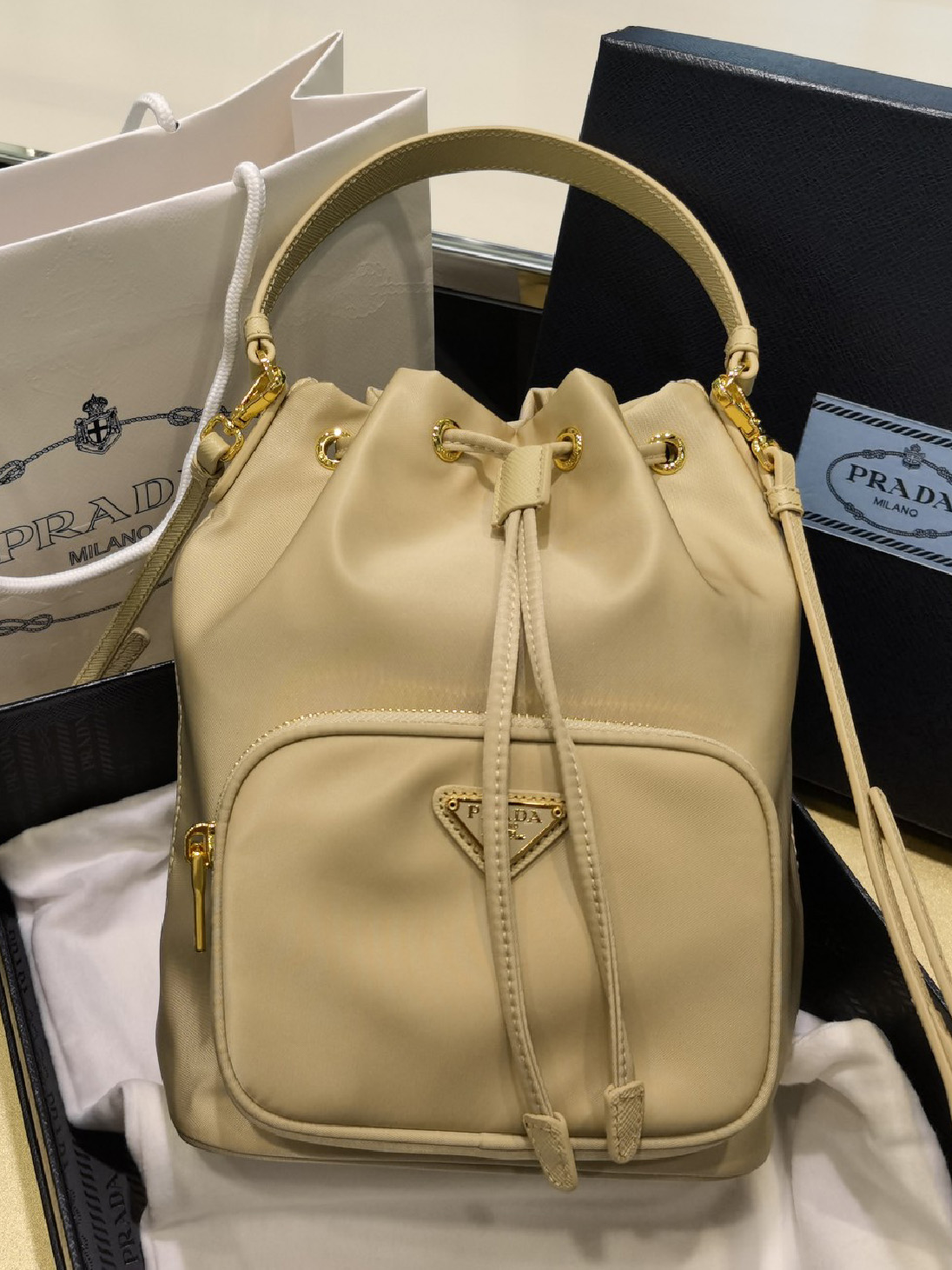 PRADA-프라다 듀엣 리나일론 숄더백 1BH038-B52