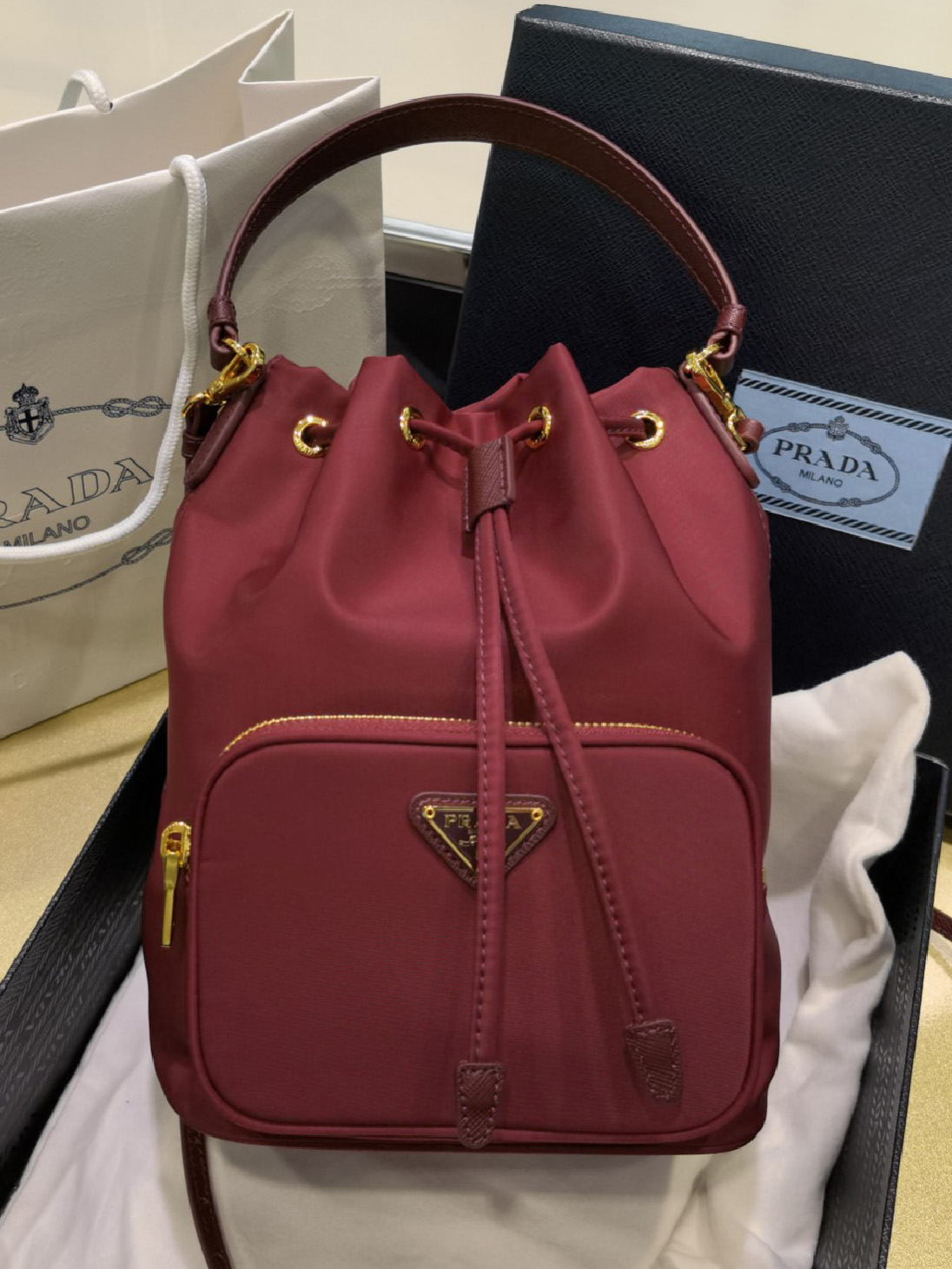 PRADA-프라다 듀엣 리나일론 숄더백 1BH038-B53