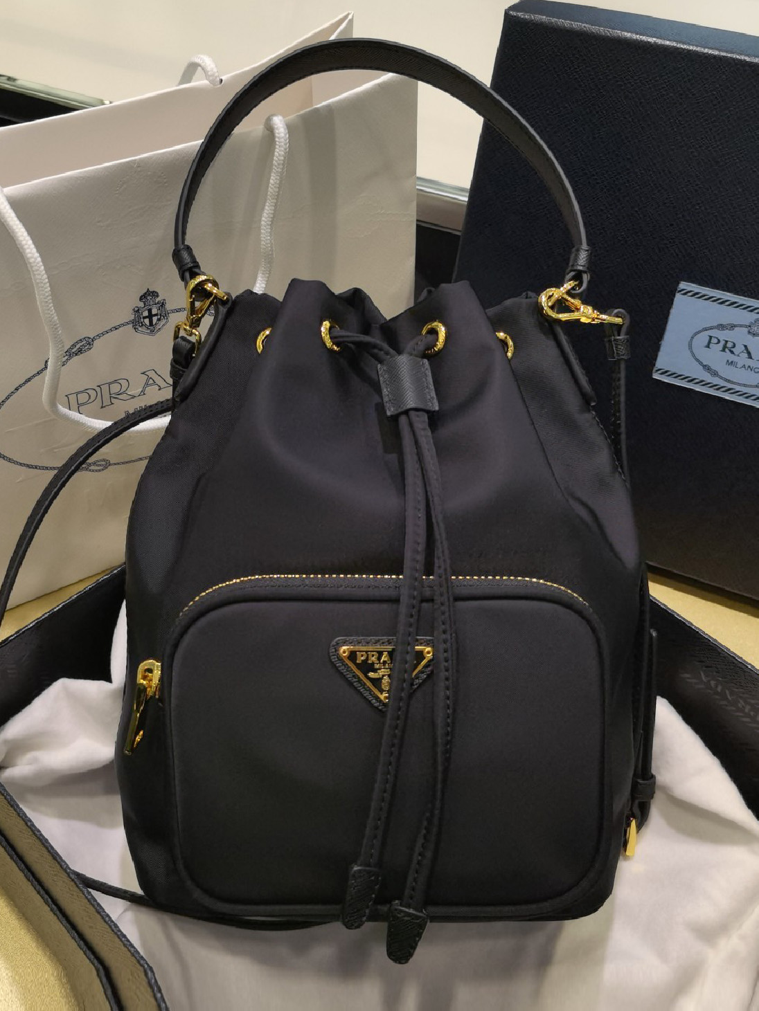 PRADA-프라다 듀엣 리나일론 숄더백 1BH038-B55