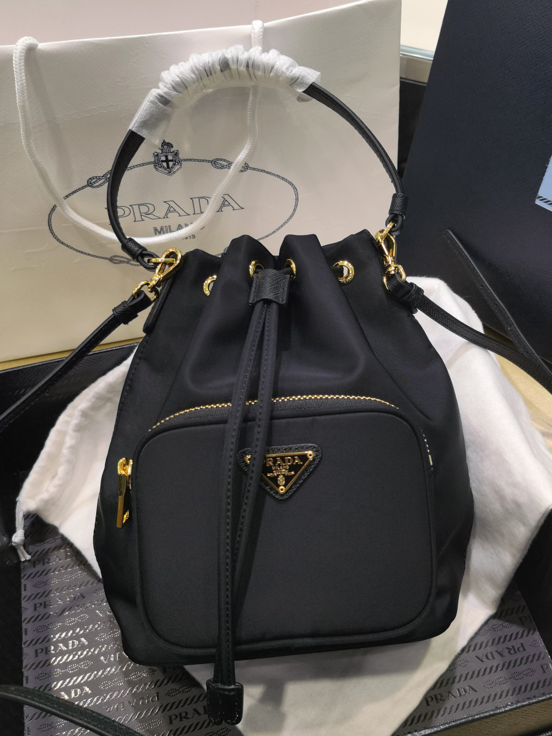 PRADA-프라다 듀엣 리나일론 숄더백 1BH038-B56