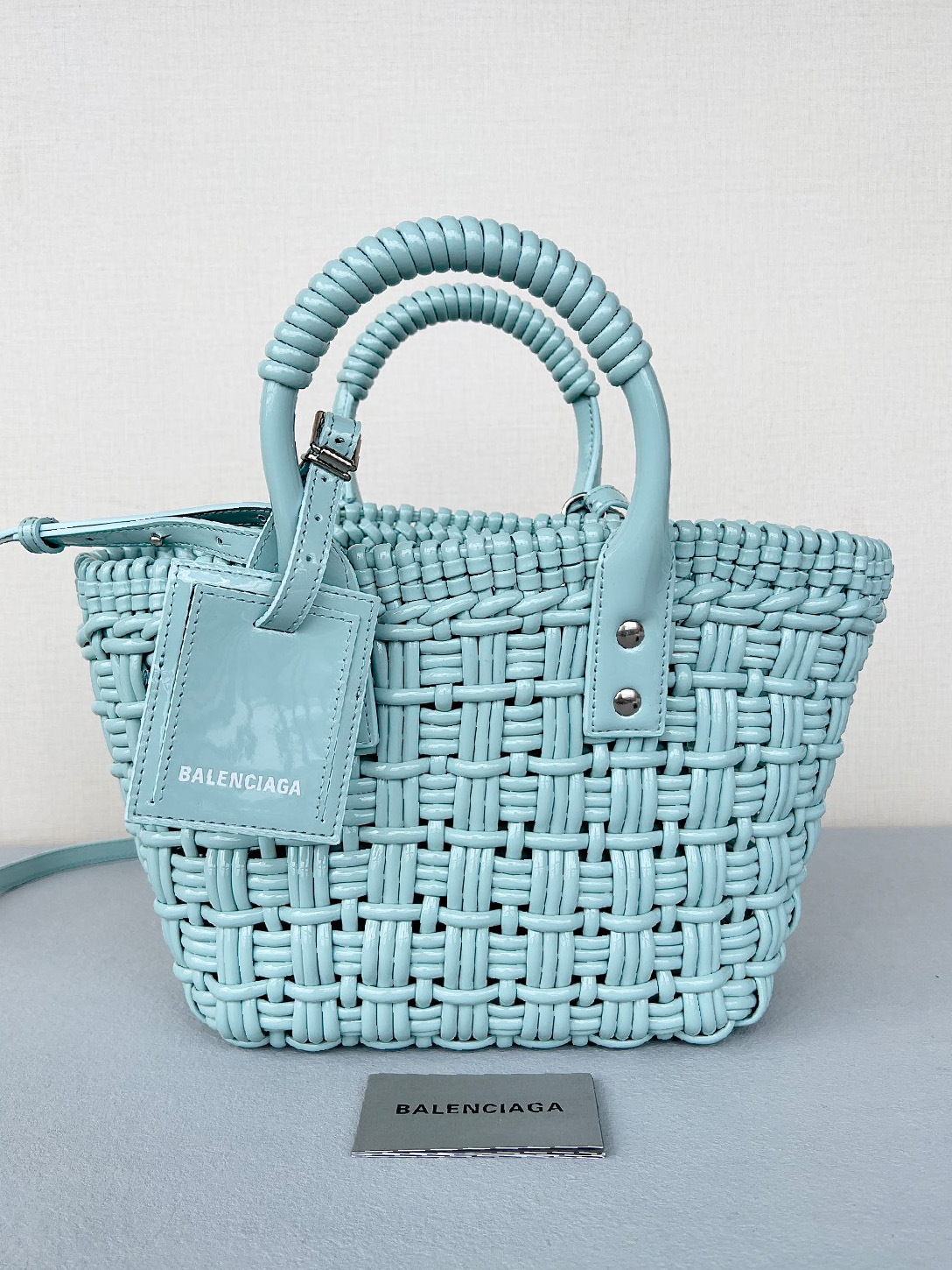 BALENCIAGA-발렌시아가 BISTRO XS 스트랩 바스킷-B07