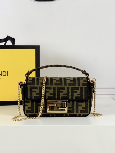 FENDI-펜디 바게트 숄더백 ( 19CM )-B91