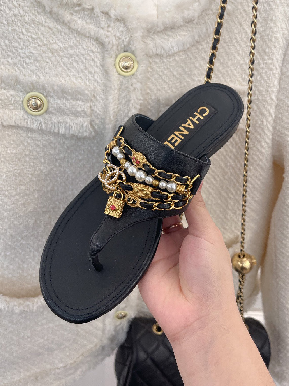 CHANEL-샤넬 뮬 ( 1cm )-S81