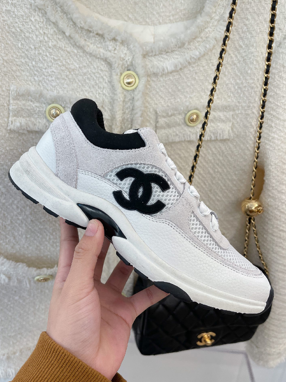 CHANEL-샤넬 스니커즈-S100